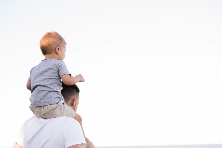 a person holding a baby